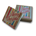 Custom Label on Gift Box Set with 4 Custom Printed Square Coasters